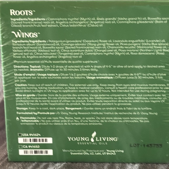 Young Living Roots & Wings Duo.  New Unopened Packaging. - Picture 5 of 8